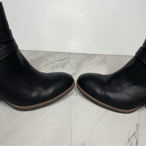 Korks Kork Ease Heidi Black Stacked Heel Bootie 8 1/2 M - Picture 9 of 15